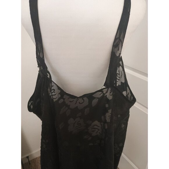 Just My Size Black Lace Gown with Robe Size: 3XL - Picture 2 of 13